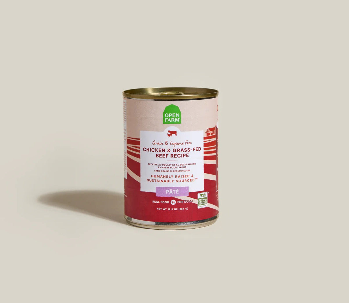 Open Farm Grain Free Chicken & Beef Pate Wet Dog Food (12.5oz)