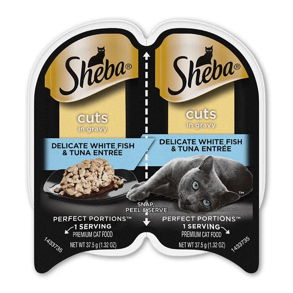 Sheba Perfect Portions Cuts Whitefish & Tuna Wet Cat Food (2.65oz)