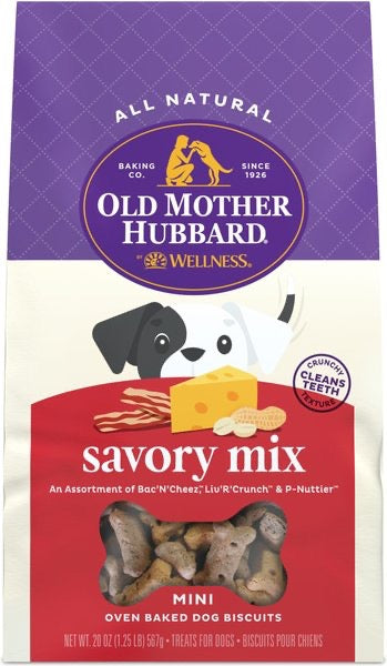 Old Mother Hubbard Savory Mix Assortment Mini Crunchy Dog Treats (20oz)