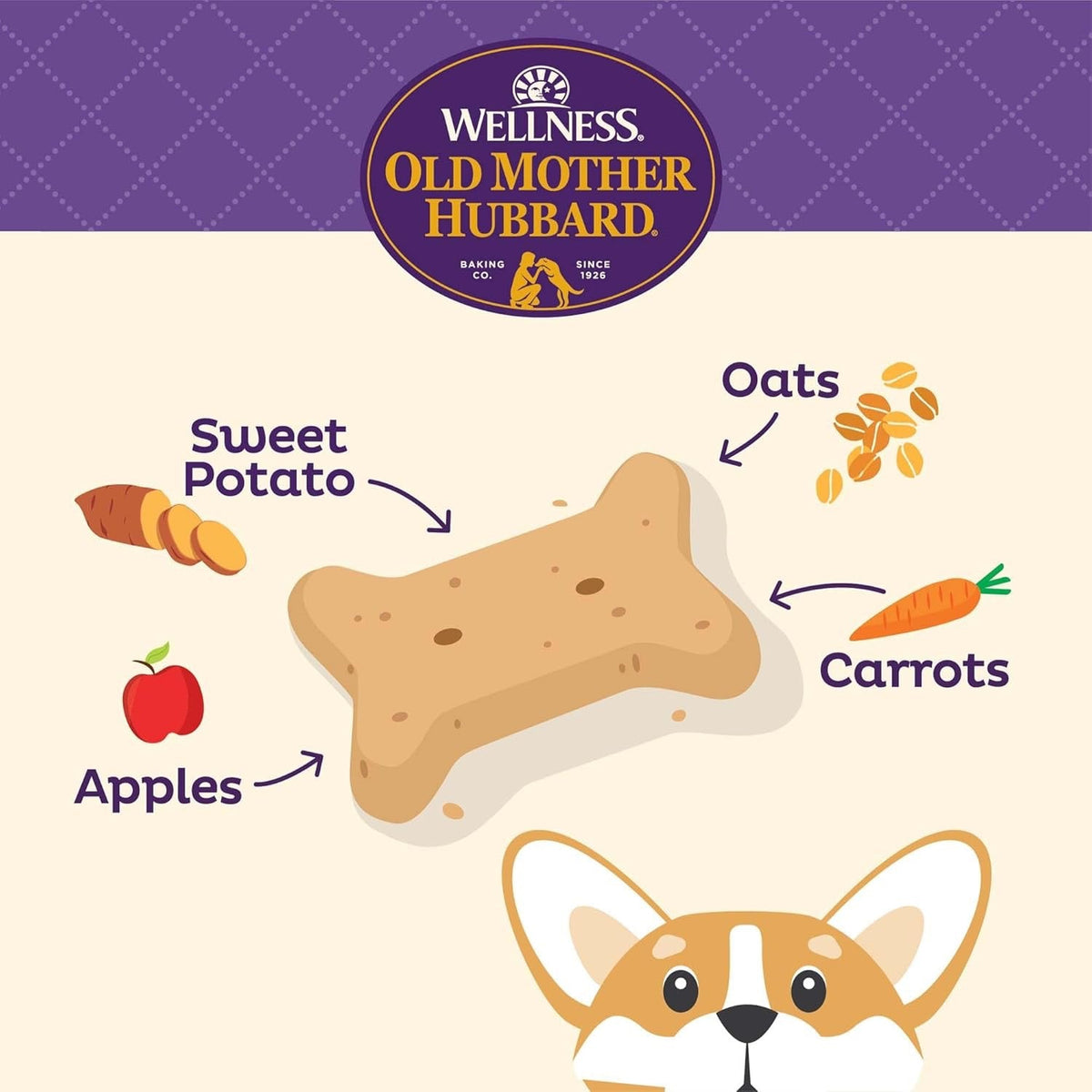 Old Mother Hubbard Just Vegg'N Small Crunchy Dog Treats (3lb) (5oz)