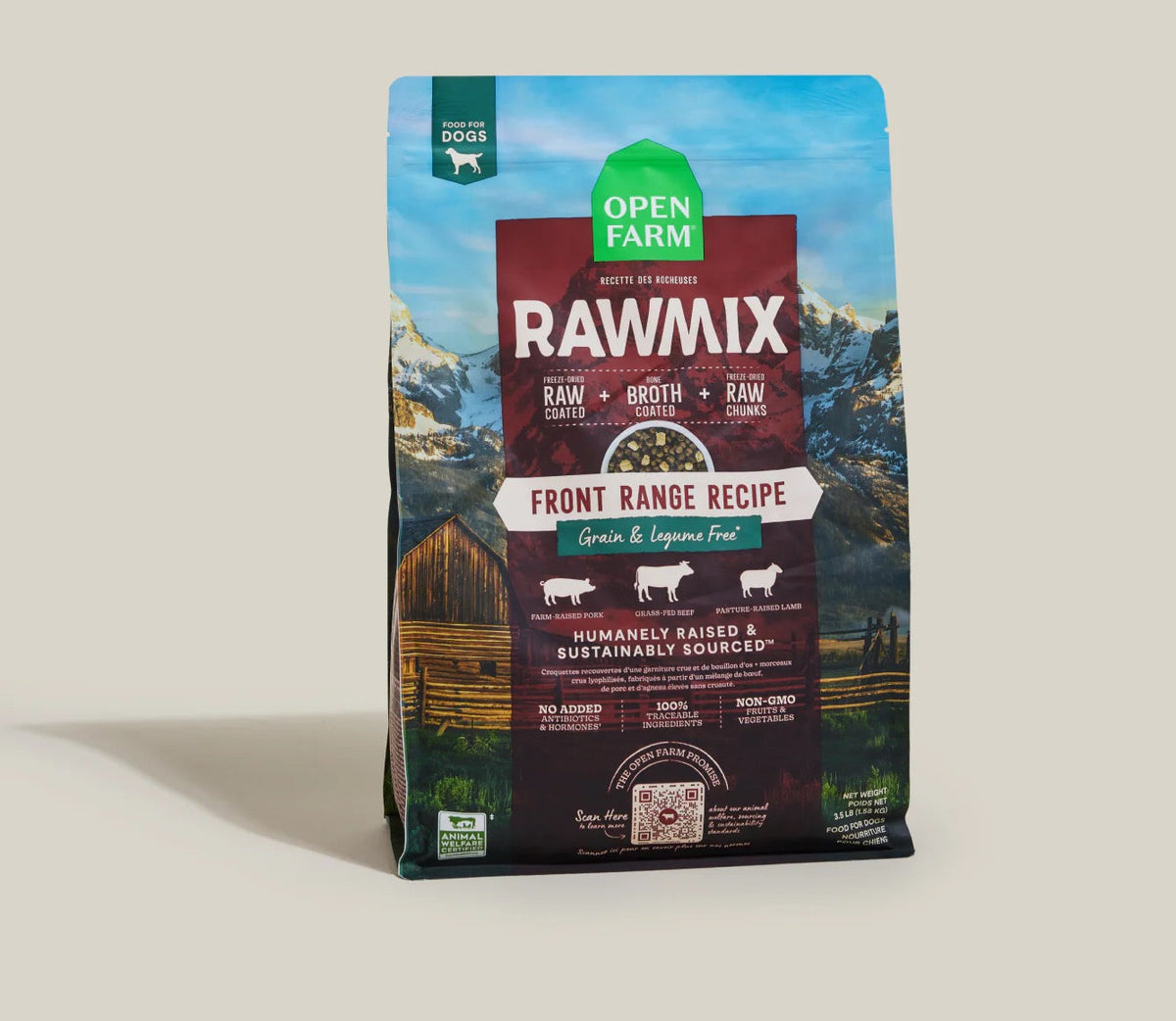 Open Farm RawMix Grain Free Front Range Dry Dog Food