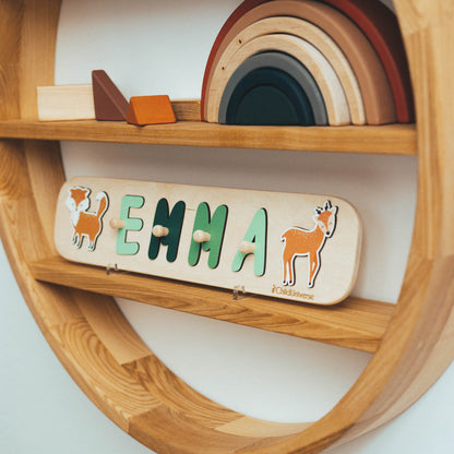 Woodland Name Puzzle