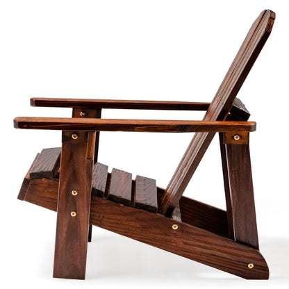 Kid's Adirondack Chair with High Backrest and Arm Rest