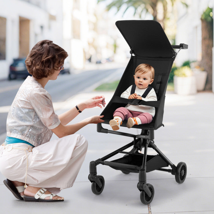 Lightweight Airplane-Ready Stroller with All-Terrain Wheels