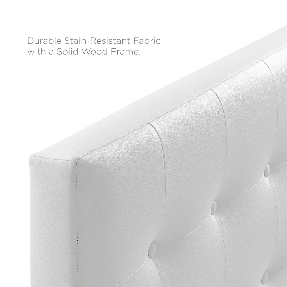 Lily Upholstered Vinyl King Headboard by Modway