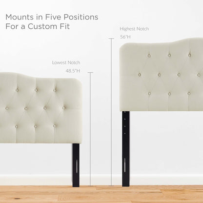Annabel Upholstered Fabric Queen Headboard by Modway