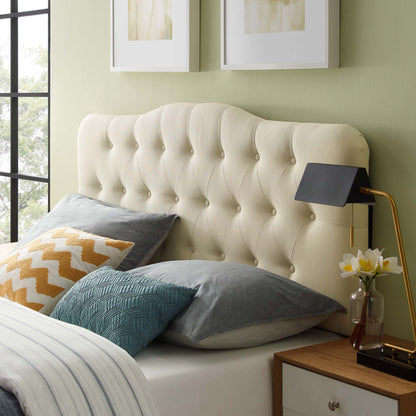Annabel Upholstered Fabric Full Headboard by Modway