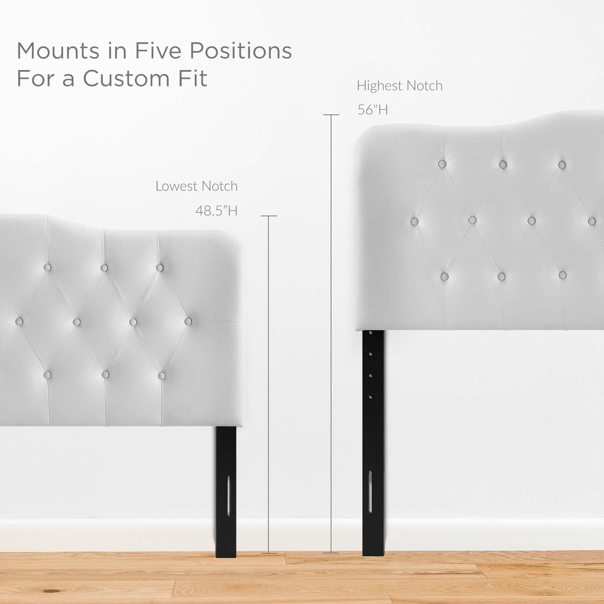 Annabel Upholstered Vinyl Full Headboard by Modway