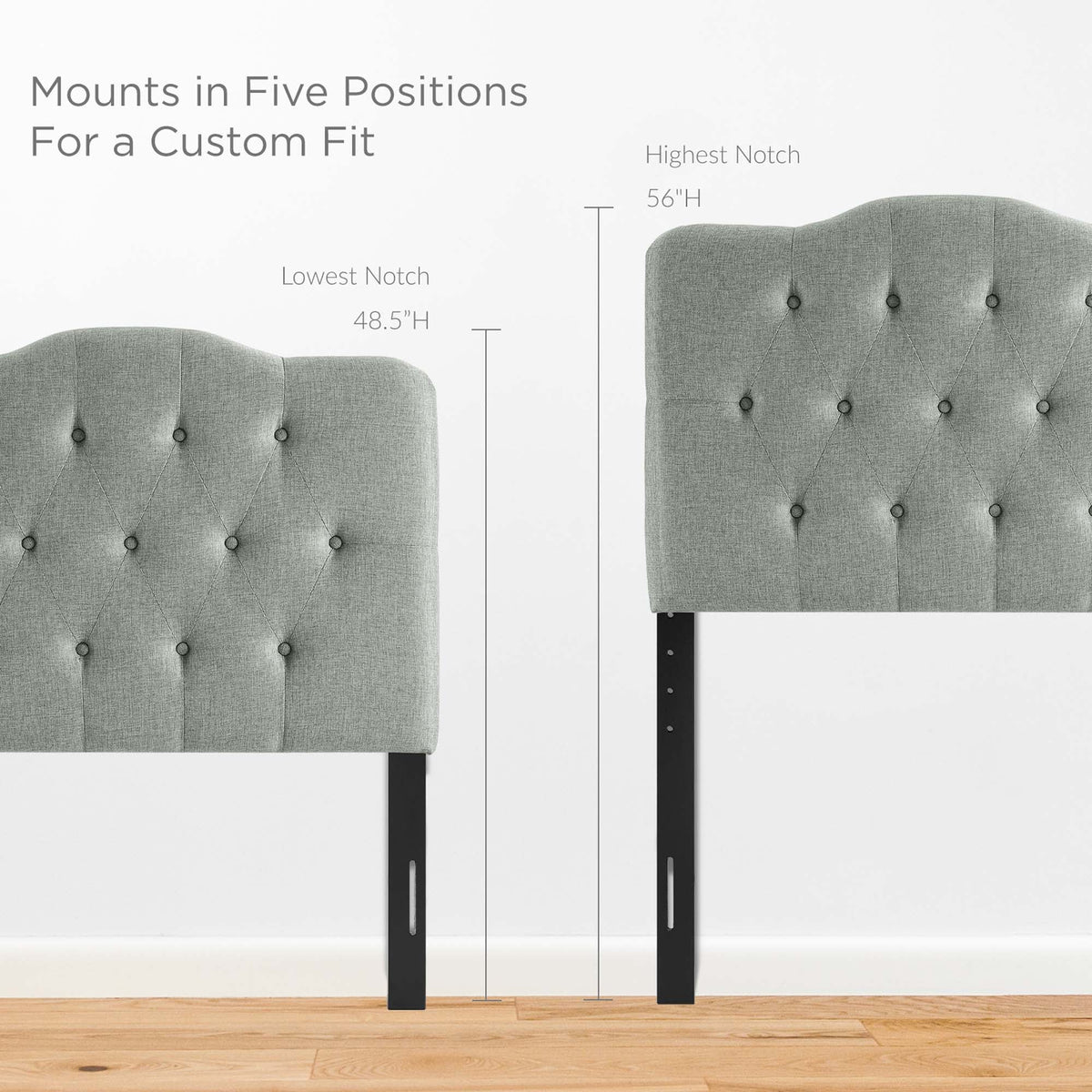 Annabel Upholstered Fabric Twin Headboard by Modway