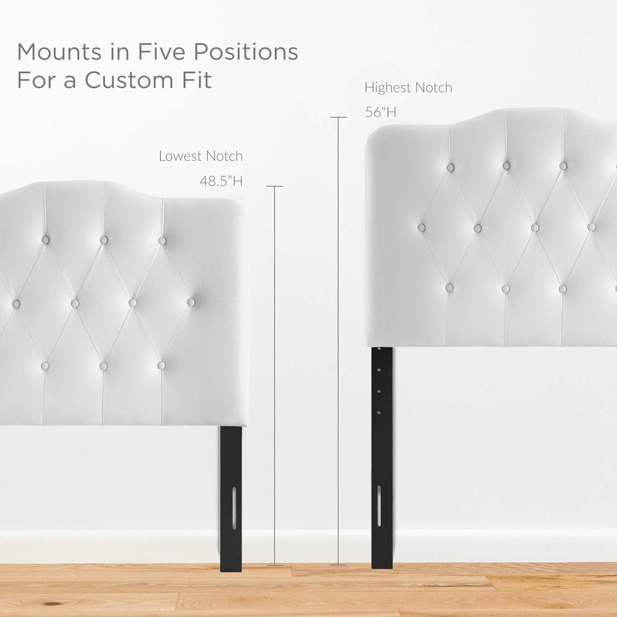 Annabel Upholstered Vinyl Twin Headboard by Modway