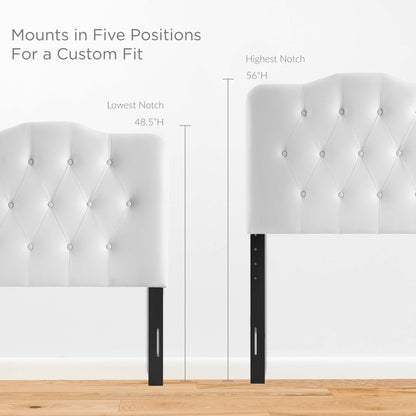 Annabel Upholstered Vinyl Twin Headboard by Modway