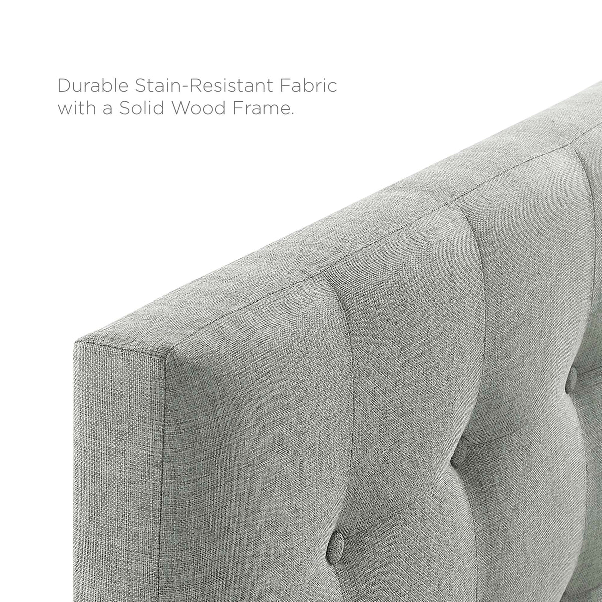Emily Upholstered Fabric King Headboard by Modway