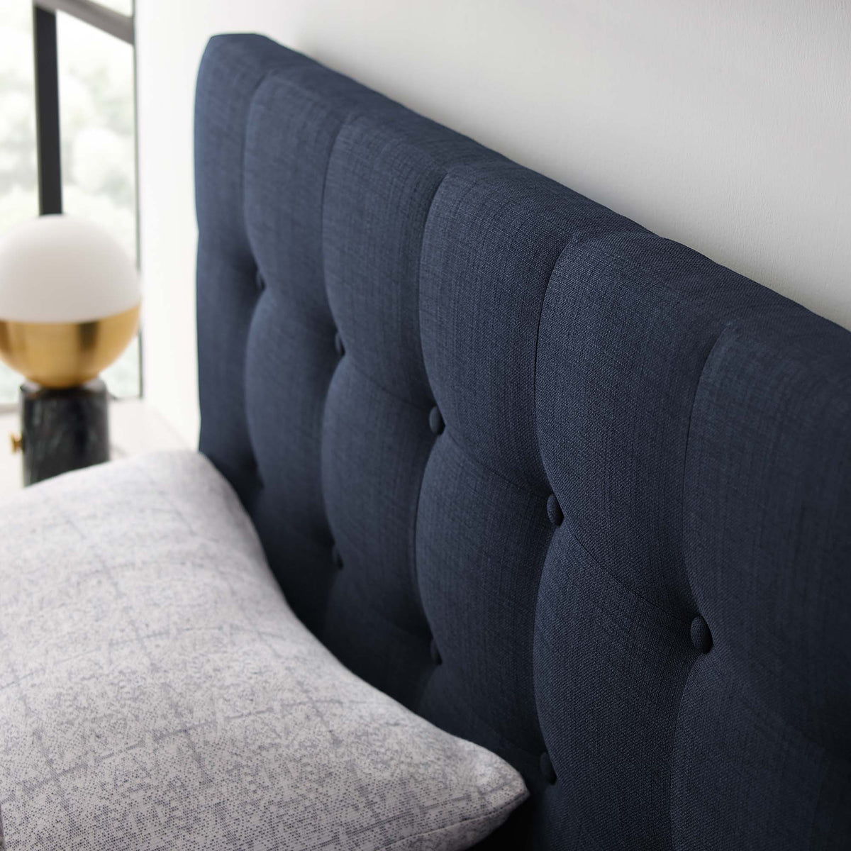 Emily Upholstered Fabric King Headboard by Modway