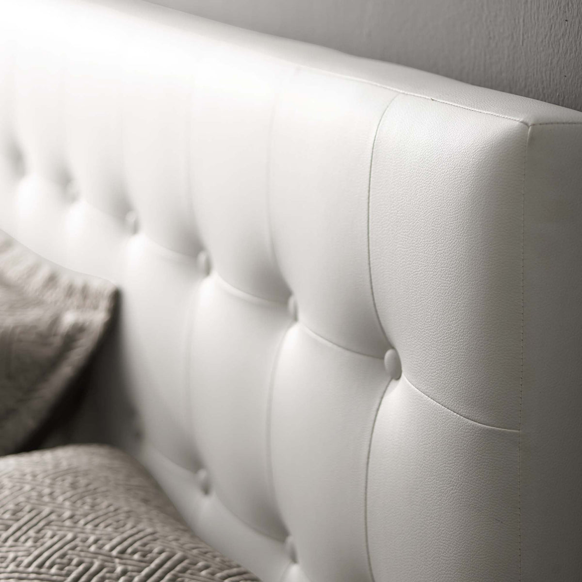 Emily Upholstered Vinyl King Headboard by Modway