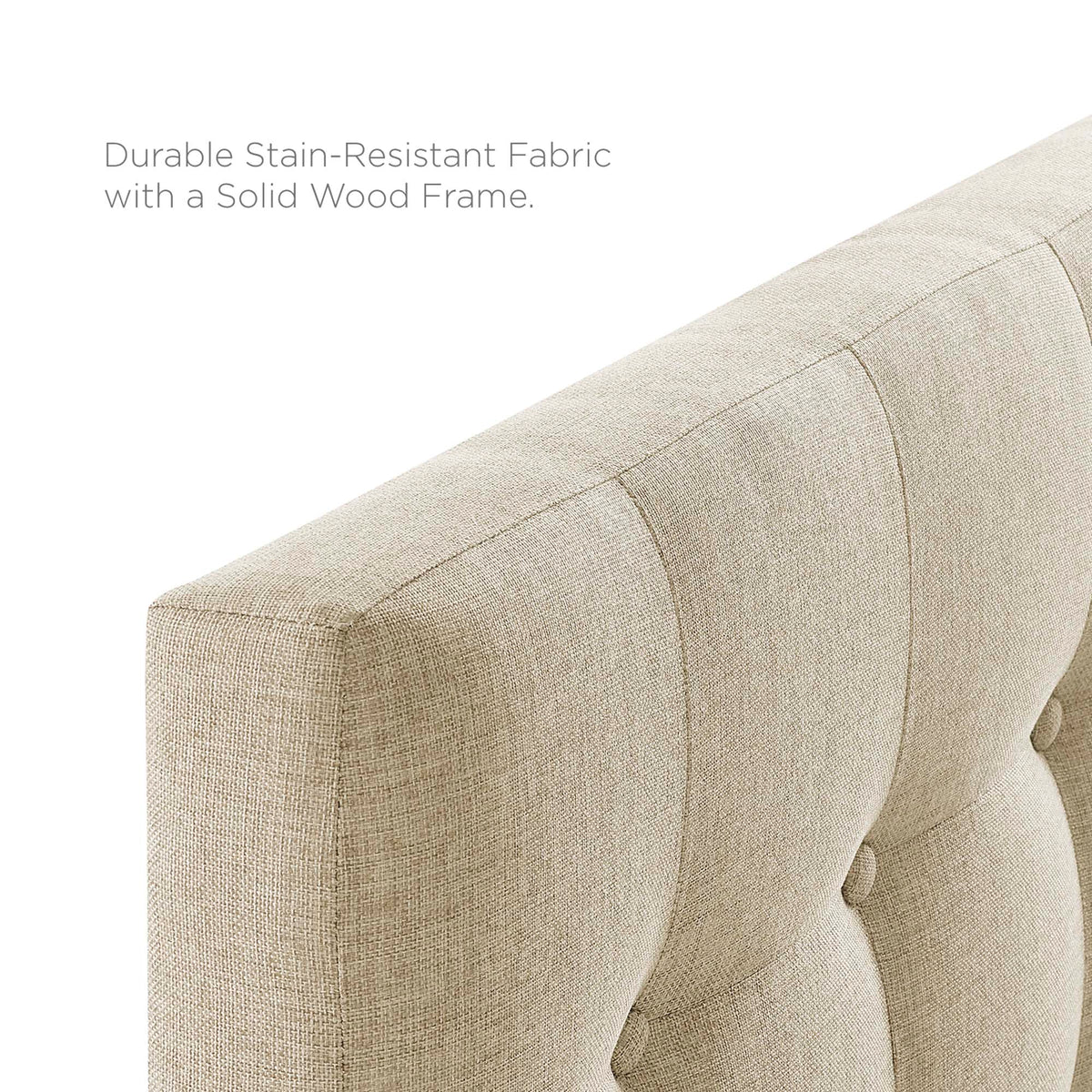 Emily Upholstered Fabric Twin Headboard by Modway