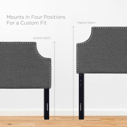 Laura Upholstered Fabric Twin Headboard by Modway