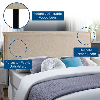 Camille Upholstered Fabric Queen Headboard by Modway