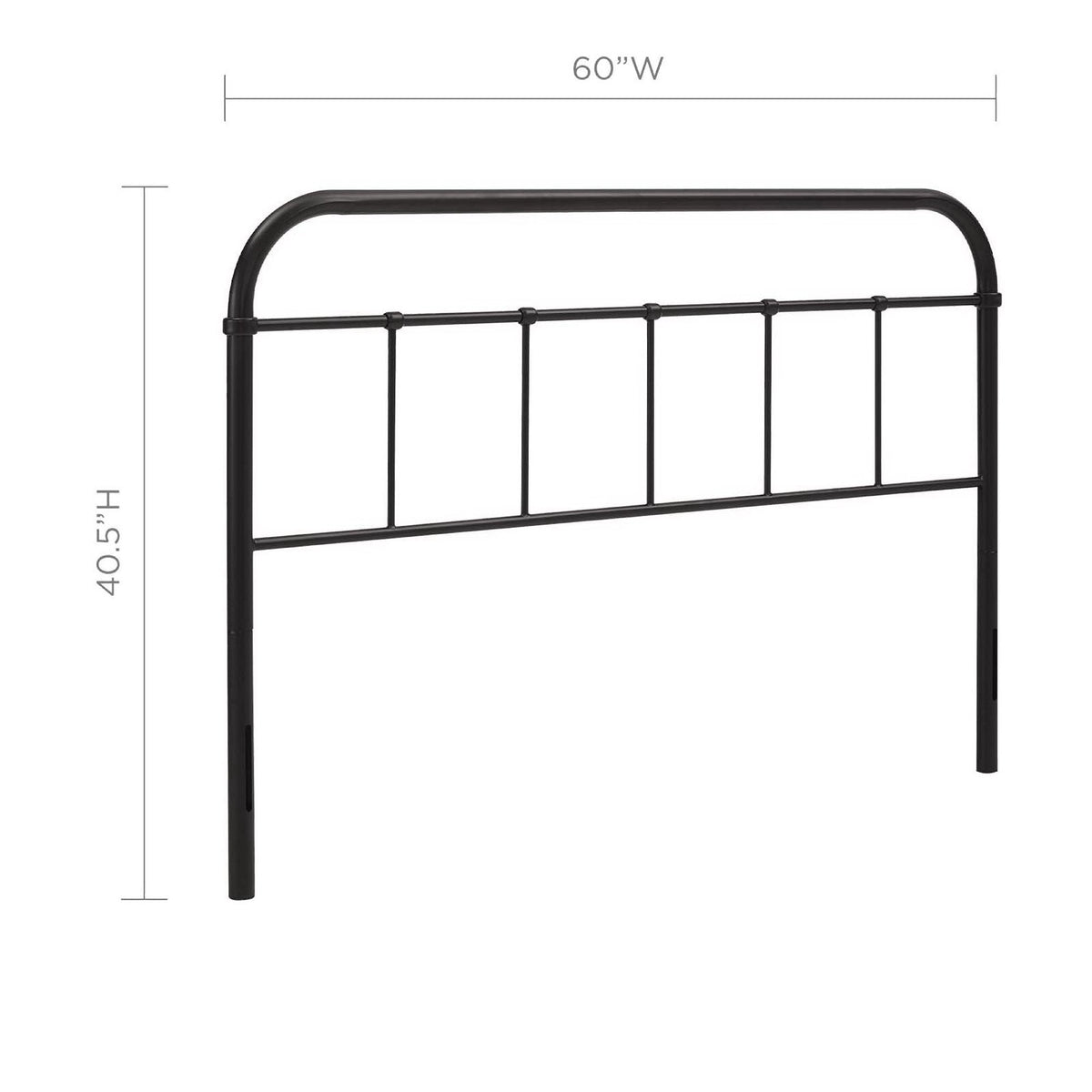Serena Queen Steel Headboard by Modway