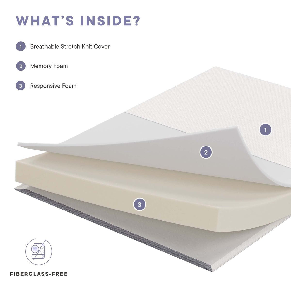 Mila 6" King Mattress by Modway