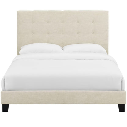 Melanie Tufted Button Upholstered Fabric Full Platform Bed by Modway