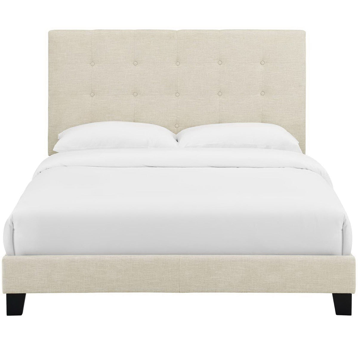 Melanie Tufted Button Upholstered Fabric Queen Platform Bed by Modway