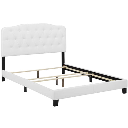 Amelia Faux Leather Full Bed by Modway