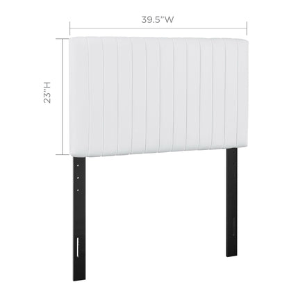 Keira Faux Leather Twin Headboard by Modway