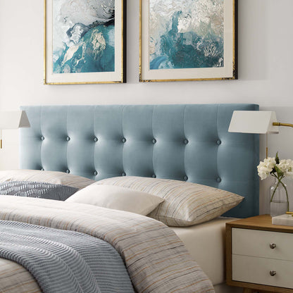 Emily Biscuit Tufted Performance Velvet Queen Headboard by Modway
