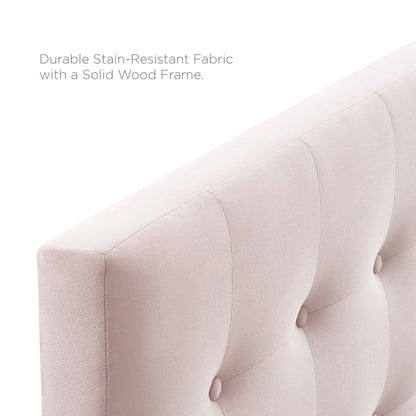 Emily Biscuit Tufted Performance Velvet Queen Headboard by Modway