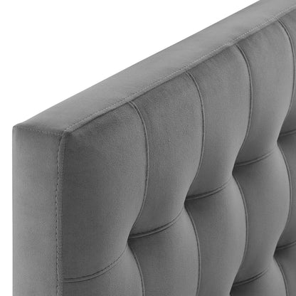 Lily Biscuit Tufted Performance Velvet Twin Headboard by Modway