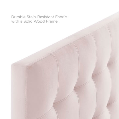 Lily Biscuit Tufted Performance Velvet Twin Headboard by Modway