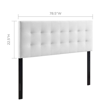 Lily Biscuit Tufted Performance Velvet King Headboard by Modway
