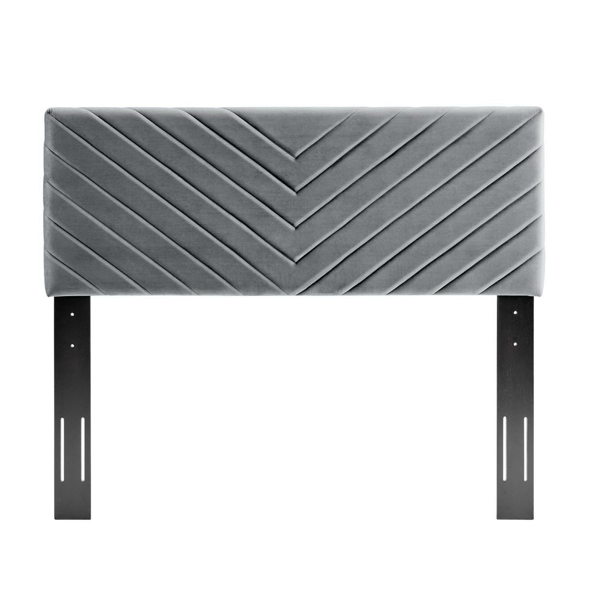 Alyson Angular Channel Tufted Performance Velvet Full/Queen Headboard by Modway