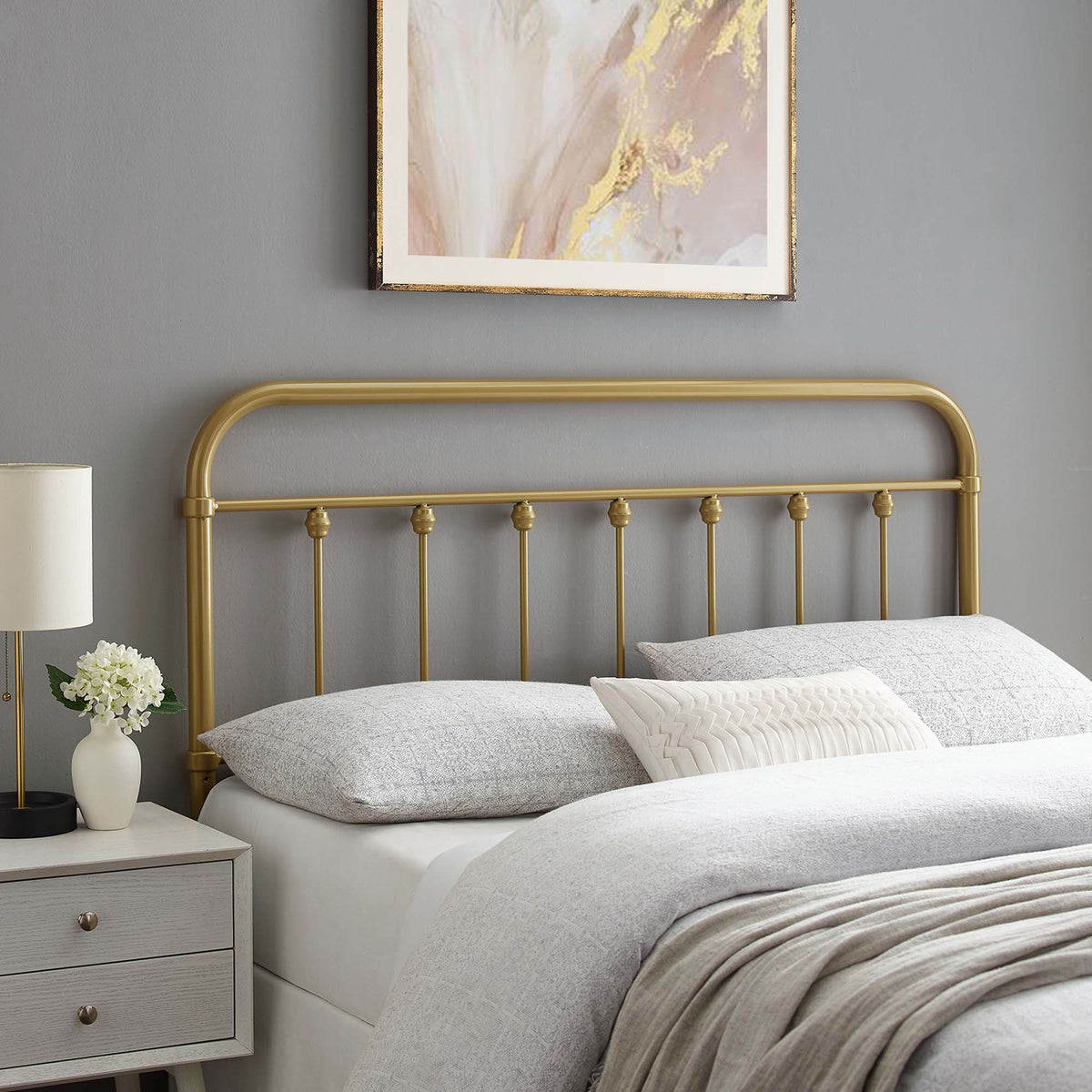 Sage Metal King Headboard by Modway