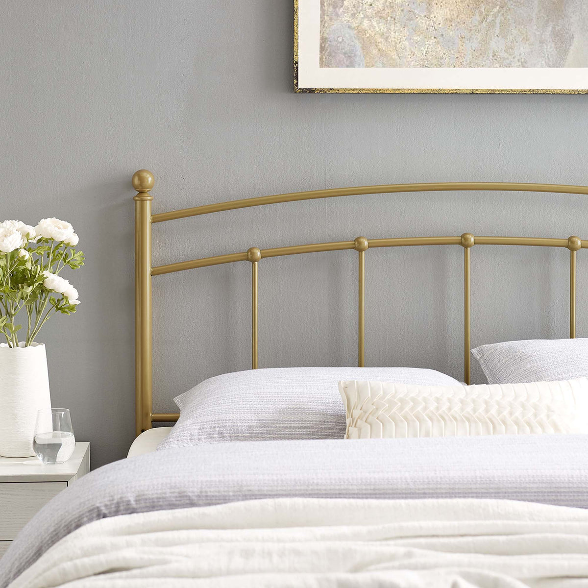 Abigail Metal Full Headboard by Modway