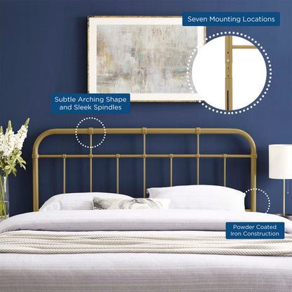 Alessia Metal Twin Headboard by Modway