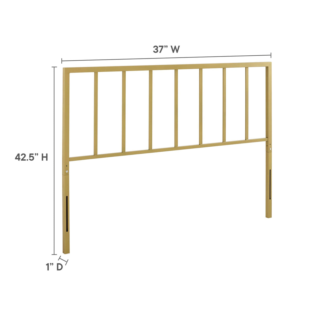 Tatum Metal Twin Headboard by Modway