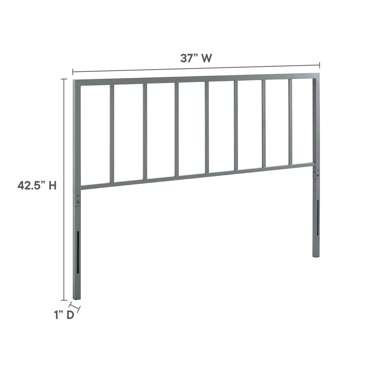 Tatum Metal Twin Headboard by Modway