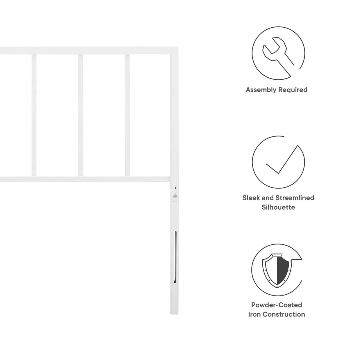 Tatum Metal King Headboard by Modway