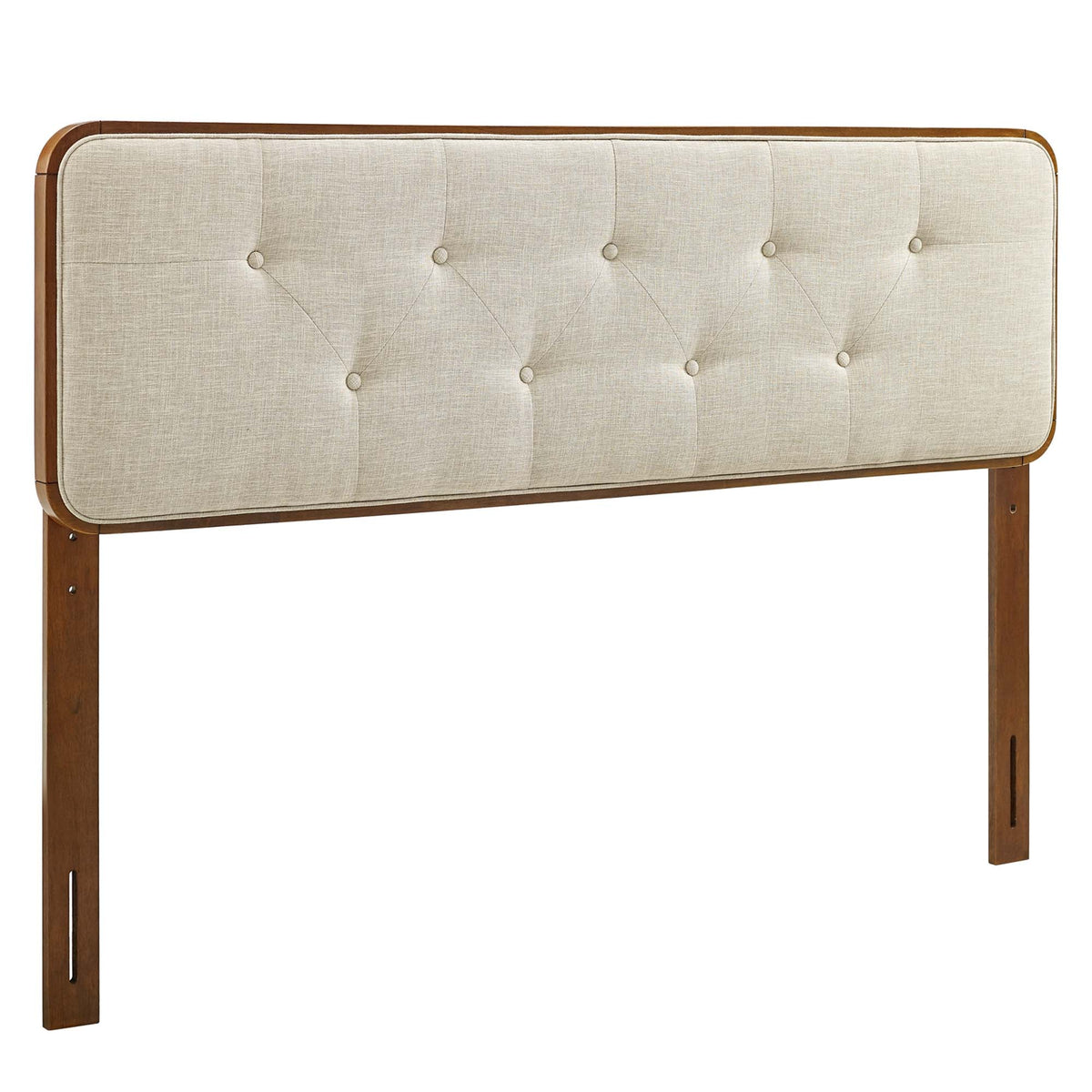 Bridgette Wood Twin Platform Bed With Splayed Legs