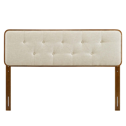 Collins Tufted Fabric and Wood Twin Headboard by Modway