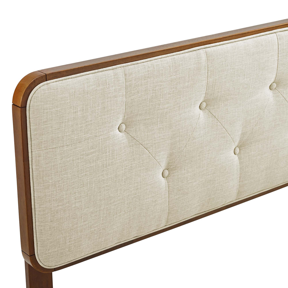 Collins Tufted Fabric and Wood Twin Headboard by Modway