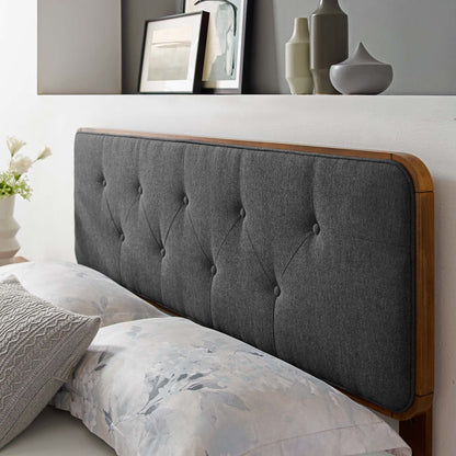 Collins Tufted Fabric and Wood Twin Headboard by Modway