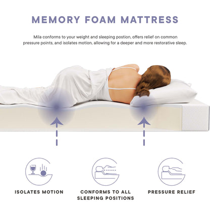 Mila 8" Twin Mattress by Modway