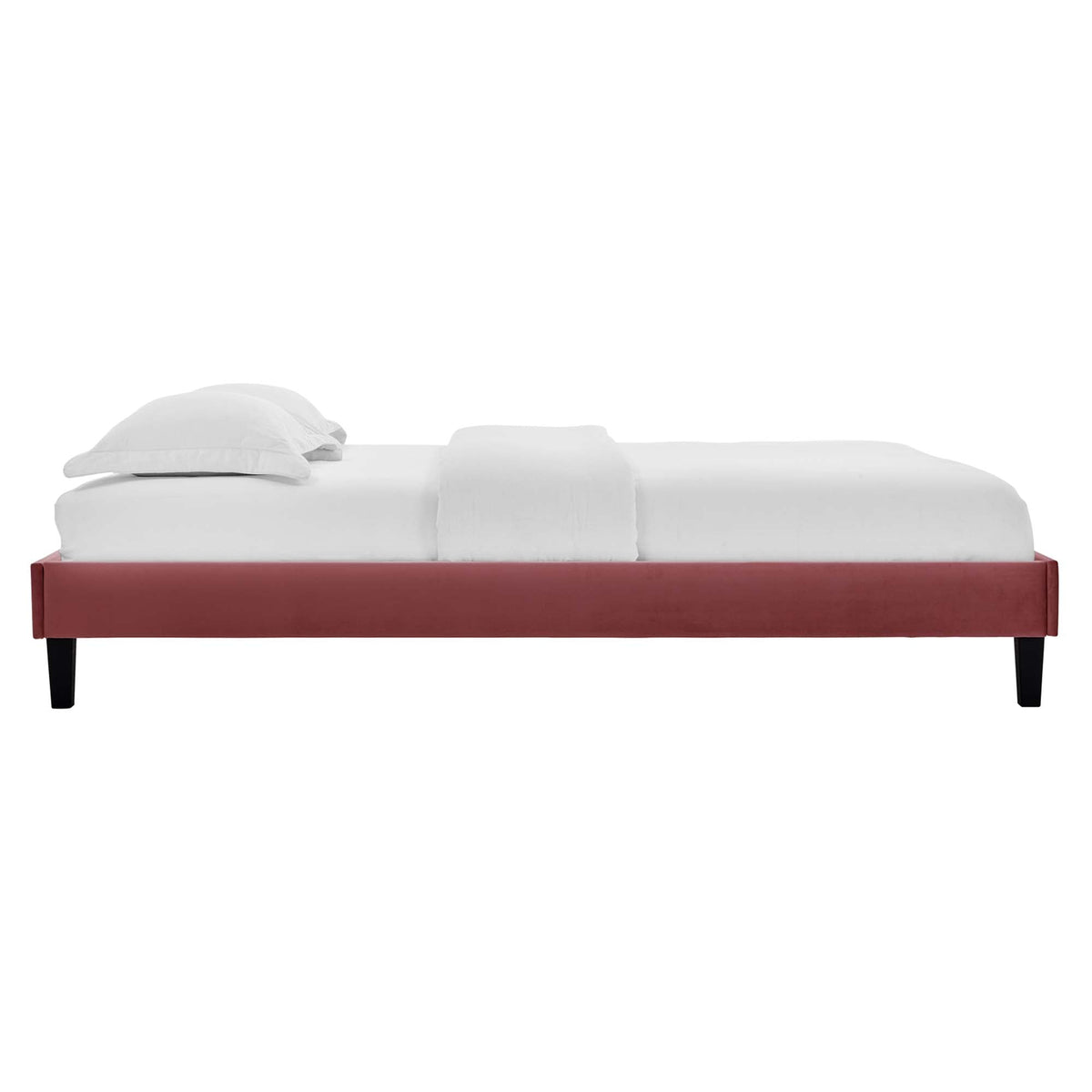 Reign Performance Velvet Queen Platform Bed Frame by Modway