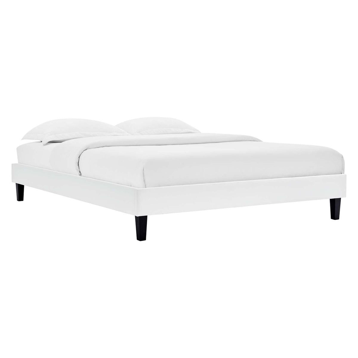 Reign Performance Velvet Queen Platform Bed Frame by Modway