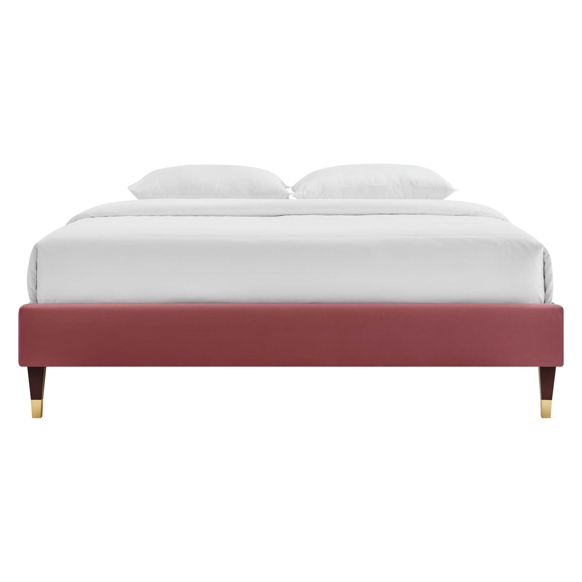Harlow Performance Velvet King Platform Bed Frame by Modway