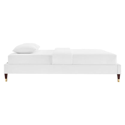 Harlow Performance Velvet King Platform Bed Frame by Modway
