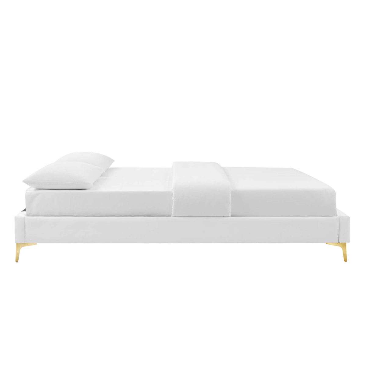 Leah Chevron Tufted Performance Velvet Queen Platform Bed by Modway - MOD-6977