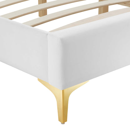 Sutton Performance Velvet Queen Bed Frame by Modway